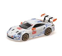 Minichamps 410062115 - Porsch. 911 (992) GT3RS White With Orange Decor 2023 - scala 1/43 - modellino auto