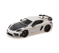 Minichamps 410069702 - Porsch. Cayman GT4 RS White with Black Wheels 2021 - Scala 1/43 - Modello da Collezione