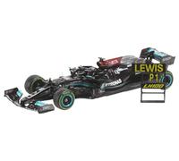 1:43 MINICHAMPS Mercedes W12 Hamilton 100Th F1 Gp Win Sotchi 2021 +Pit 410211544