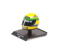 Minichamps 540388512 1:10 Helmet-Ayrton Senna-1985 - Auto da collezione in miniatura, multicolore