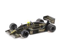 Minichamps 540863812 - Lotus Renaul. 98T Ayrton Senna 1986 Dirty Version 30th Anniversary Collection - Scala 1/18 - Modello da Collezione