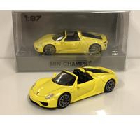 Minichamps 870062131 Porsche 918 Spyder 2013 Giallo 1:87 Scala