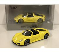 Minichamps 870062131 Porsche 918 Spyder 2013 Giallo 1:87 Scala