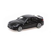 Minichamps 870120106 Alf. Rome. Giulia Quadrifoglio Black Metallic 2017 - Scala 1/87 - Auto in Miniatura da Collezione