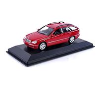 Minichamps 940030111 - Mercede. Ben. C-Class T-Model (S203) Red 2001 - Scala 1/43 - Modello da Collezione