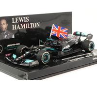Minichamps Mercedes W12 #44 Lewis Hamilton winner British GP 2021 1/43 410211144