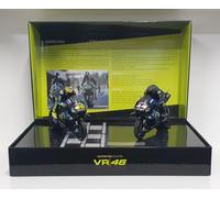 MINICHAMPS SCALA 1:12 SET 2 MODELLINI YAMAHA MOTOGP ROSSI HAMILTON VALENCIA 2019
