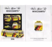MINICHAMPS SCALE VARIE MODELLISMO RIVISTA PUBBLICAZIONE CATALOGO 2006 PAG 250
