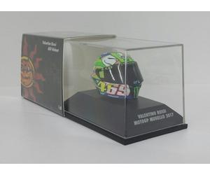 MINICHAMPS VALENTINO ROSSI MODELLINO DIECAST CASCO AGV MOTOGP 1/8 MUGELLO 2017