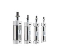 Minicilindro pneumatico in acciaio inox MG20/25/32/40-25SX50*75X100X125X150*200S-con magnete(MG25*25-S)