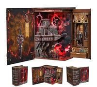 MiniCity Book Nook Kit - Puzzle in legno in miniatura con luci a LED 3D, fermalibri per libreria, decorazione regalo creativo (The Sword of Fire)