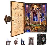 MiniCity Kit decorativo fai da te in miniatura per casa delle bambole con guida di ammissione a LED