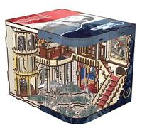 MiniCity Kit fai da te per case delle bambole in miniatura, decorazione per libri, libreria, case di Booknook con luci a LED (Napoléon)