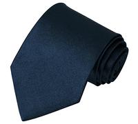 Minicloss Cravatte per gli uomini 8cm Classic Men Cravatta Wedding Ufficio Cravatte Tinta Solida Formale Elegante Cravatta (Blu navy)