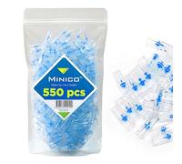 MINICO Filtri per Sigarette - Filtro da 8 mm per rimozione di catrame e sostanze chimiche per una fumata pulita - Compatibile con sigarette regolari e king size - Confezione da 550 pezzi