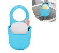 Minicoco Supporto per spugna per lavello - Portaoggetti portatile per lavello con cestino sospeso - accessorio da cucina
