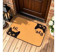Minicoco Zerbino impermeabile di benvenuto, resistente, con retro antiscivolo, resistente, regalo per gli amanti dei gatti, tappetino in cocco 40 x 60 cm