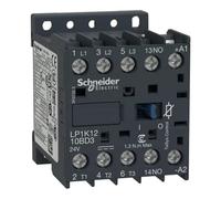Schneider Electric Contattore MINICONT.K TRIP LP1K1210BD 3 poli NO x3 24VDC 12A ANTIP.