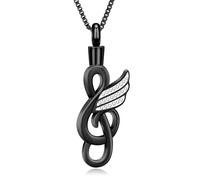 Minicremation Gioielli per la cremazione per ceneri lunare urna collana di cenere farfalla in acciaio inossidabile ciondolo commemorativo umano animale domestico funerale portacenere regalo ricordo