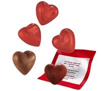 Minicuori Cioccolatini Caffarel Al Latte Messaggi D'Amore 500 g Rosso Cuoricini