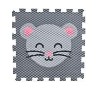 Minideckfloor topolino - tappetino grigio con topolino grigio chiaro