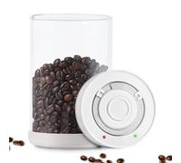 Minidiva Smart Vacuum Container, contenitore automatico elettrico ermetico in vetro per alimenti per la conservazione del caffè preparazione pasto (950ml) bianco