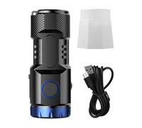 Minie TacticalFlashlight - Warsun Compact Multi, Magnetic Aspirazione Bianco | Esgofo Torce LED, High Lumens 5 modalità, Lumen TatticalLed, Classe energetica A, Magnetico Portatile Potente, Acebeam