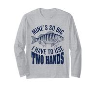 Miniere così Grandi Che Devo Usare Due Mani Divertente Pescatore Maglia a Manica