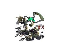 Minifigure dell'esercito americano della seconda guerra mondiale, 6 soldati della seconda guerra mondiale