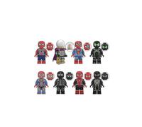 Minifigure giocattolo da costruzione assemblata Mystery Spider-man della serie Hero