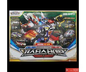 Miniforce Super Cops JUSTICE TITAN 5-Integration Transformer Police Robot Cars