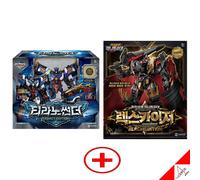 Miniforce TYRANNO THUNDER Legacy Edition + REX KAISER Black Transformer Robot...