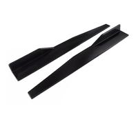 Minigonna Laterale Auto Per Berlina Coupé Hatchback Styling Esterno Universale 2PCS Minigonne Laterali Auto Kit Labbro Nero Lucido ABS Stile(B 86CM)