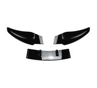 Minigonna Laterale Auto Per BMW Serie 1 E81 E82 E87 E88 LCI 118i 120i 125i 2008-2011 Auto Spoiler Anteriore Labbro Lama Inferiore Splitter Guardia(Glossy Black)