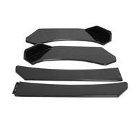 Minigonna Laterale Auto Per Dodge Per Challenger SRT SXT RT W/Aste Puntone 4PCS Universale Paraurti Anteriore Labbro Lato Splitter Diffusore Corpo Vettura(Carbon Fiber Look)