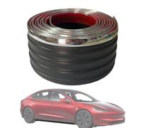 Minigonna laterale per auto, minigonne laterali per auto, 6 cm, pannelli in gomma PVC con design anti-collisione per una maggiore stile e protezione, ideale per modifiche alla guida su strada e alle