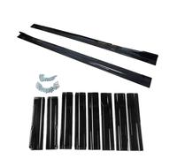 Minigonna Laterale Per Benz C117 CLA250 260 CLA45 ClA200 W117 Estensioni Minigonne Laterali Pannello Sottoporta 8 Pezzi 86,6 Pollici/2,2 M Di Lucentezza Minigonne Laterali