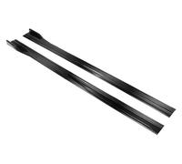 Minigonna laterale Rocker Minigonne Laterali Auto 8 Pezzi 2 M 218 Piastra Estensione Modifica Parti Paraurti Separatore Labbro Stile Sportivo Gradino(2.2M Reddish Black)