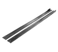 Minigonna laterale Rocker Per Buick 8 Pezzi 2 M 22 M Piastra Appoggio Separatore Paraurti Estensione Gradino Minigonne Laterali Auto(Carbon Fiber-2m)