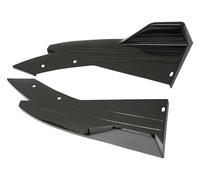 Minigonna laterale Rocker Per Mustang 2000-2021 Minigonne Laterali Auto Paraurti Posteriore Spoiler Diffusore Kit Carrozzeria Gradini(Black)