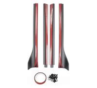 Minigonna laterale Rocker Per Tesla Per Model Y 2020-2023 Minigonne Laterali Auto 4 Pezzi Pannelli Estensione Spoiler Paraurti Gradini(Matte Carbon Fiber)