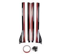 Minigonna laterale Rocker Per Tesla Per Model Y 2020-2023 Minigonne Laterali Auto 4 Pezzi Pannelli Estensione Spoiler Paraurti Gradini(Bright Black)