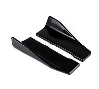 Minigonne Estensione Kit Estensione Universale Per Minigonne Laterali 35 Cm Splitter Posteriore Alette Grembiuli Per Mitsubishi Lancer EVO 10 Dal 2008 Al 2015 Auto Laterali Spoiler(Black)