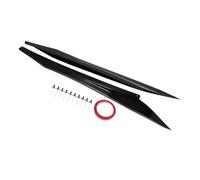 Minigonne Laterale Per Chevrolet Per Corvette C8 2 Porte Z51 Per Stingray Splitter Di Estensione Minigonne Laterali Parafango Con Motivo In Carbonio/nero Lucido(Gloss Black)