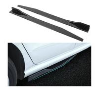 Minigonne Laterali Alettoni Laterali Diffusore Aletta Per Labbra Splitter Per Gonna Laterale Auto 2 Pezzi 120 Cm/47,2 Pollici Nero Lucido Universale