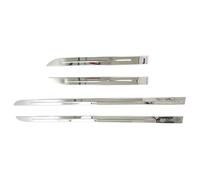 Minigonne laterali auto 4 Pezzi Per Hyundai Per Sonata Per MK8 2011-2014 Acciaio Inox Porta Laterale Modanatura Modanature Trim Laterali Grembiuli