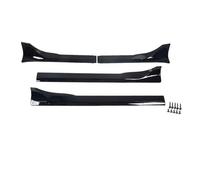 Minigonne laterali auto Auto Minigonne Laterali Per Tesla Per Modello Per Y Per Juniper 2025 Gonna Estensione Splitter Winglet Paraurti Labbro Body Kit Laterali Grembiuli(Gloss Black)