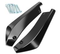 Minigonne Laterali Auto Per A4 B8 B6 B7 B5 B9 A6 C5 C6 C7 A5 Q5 Q7 8P 8L Paraurti Posteriore Labbro Diffusore Splitter Canard Spoiler(Nero)