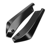 Minigonne laterali auto Per G30 G20 F30 E90 2PCS Paraurti Posteriore Diffusore Splitter Cover Side Canards Labbra Trim Adesivo Accessori Auto(Nero)