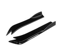 Minigonne laterali auto Per Mercedes Per Benz Classe C W204 C63 2007-2014 Auto Paraurti Posteriore Splitters Grembiuli Tronco Labbro Spoiler Canard Wing Diffusore Wrap(Nero lucido)
